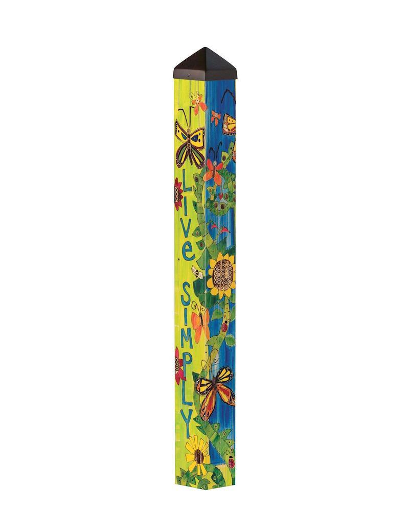 Art Pole 40" Dragonfly Days