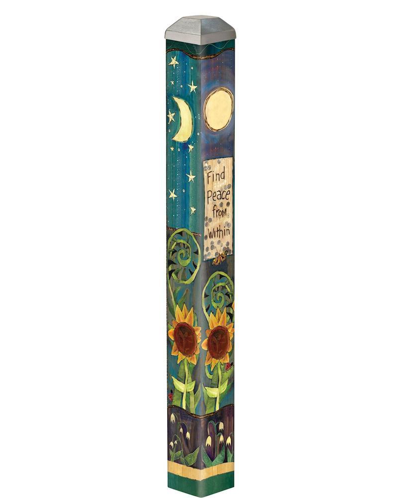 Mini Art Pole 16" Find Peace