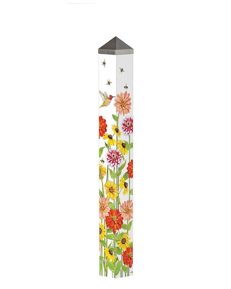 Art Pole 40" Birds And Bees