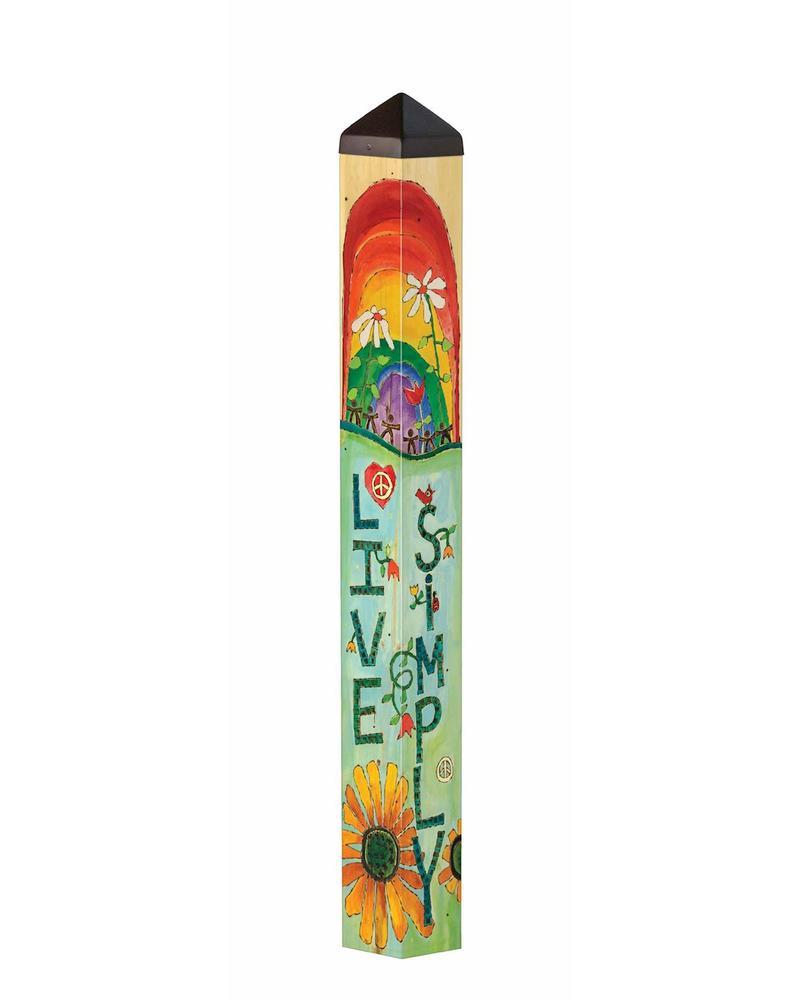Art Pole 40" Live With Gratitude