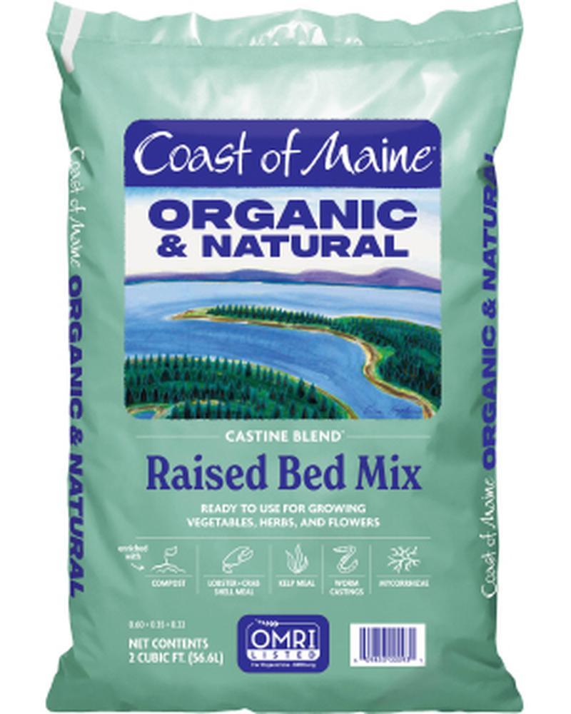 Coast of Maine Organic & Natural Raised Bed Mix 2cf