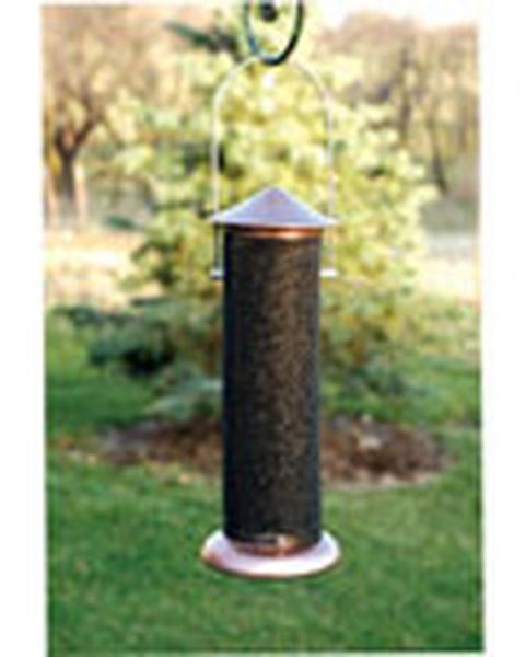 Brushed Copper Mini Thistle Screen Feeder