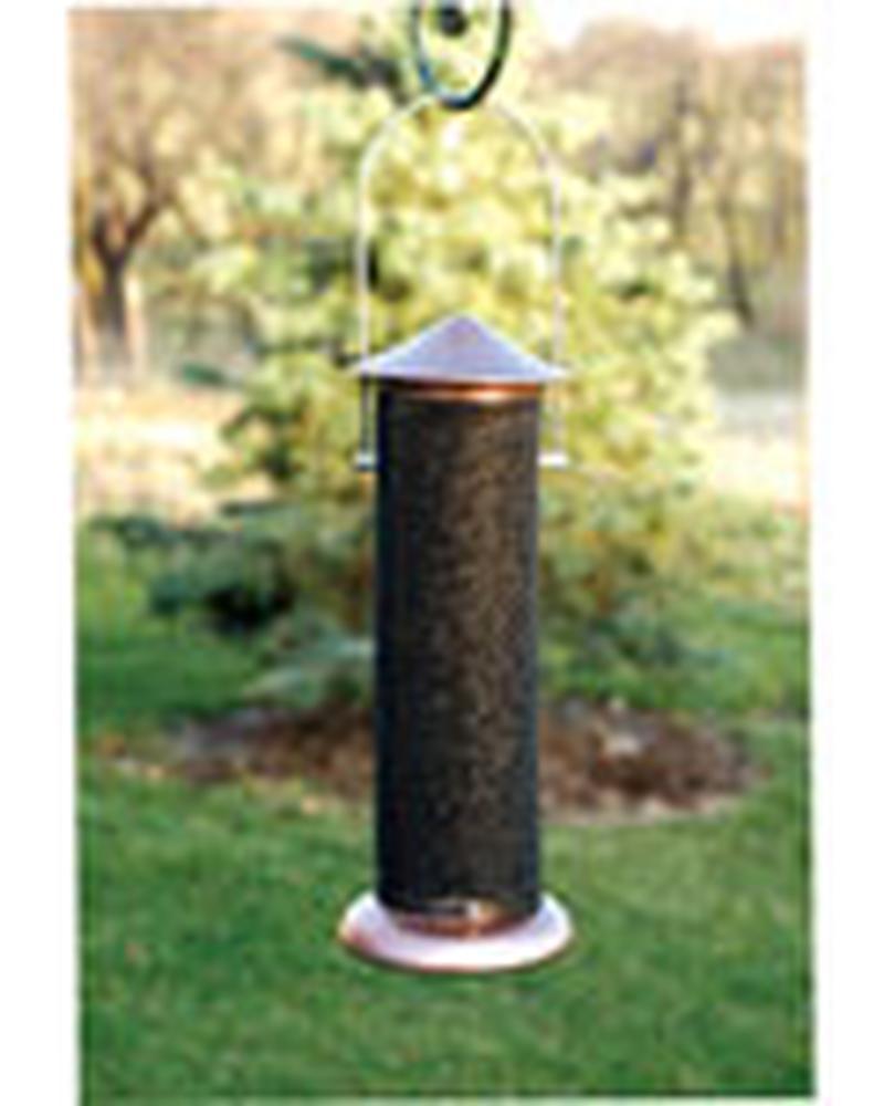 Brushed Copper Mini Thistle Screen Feeder