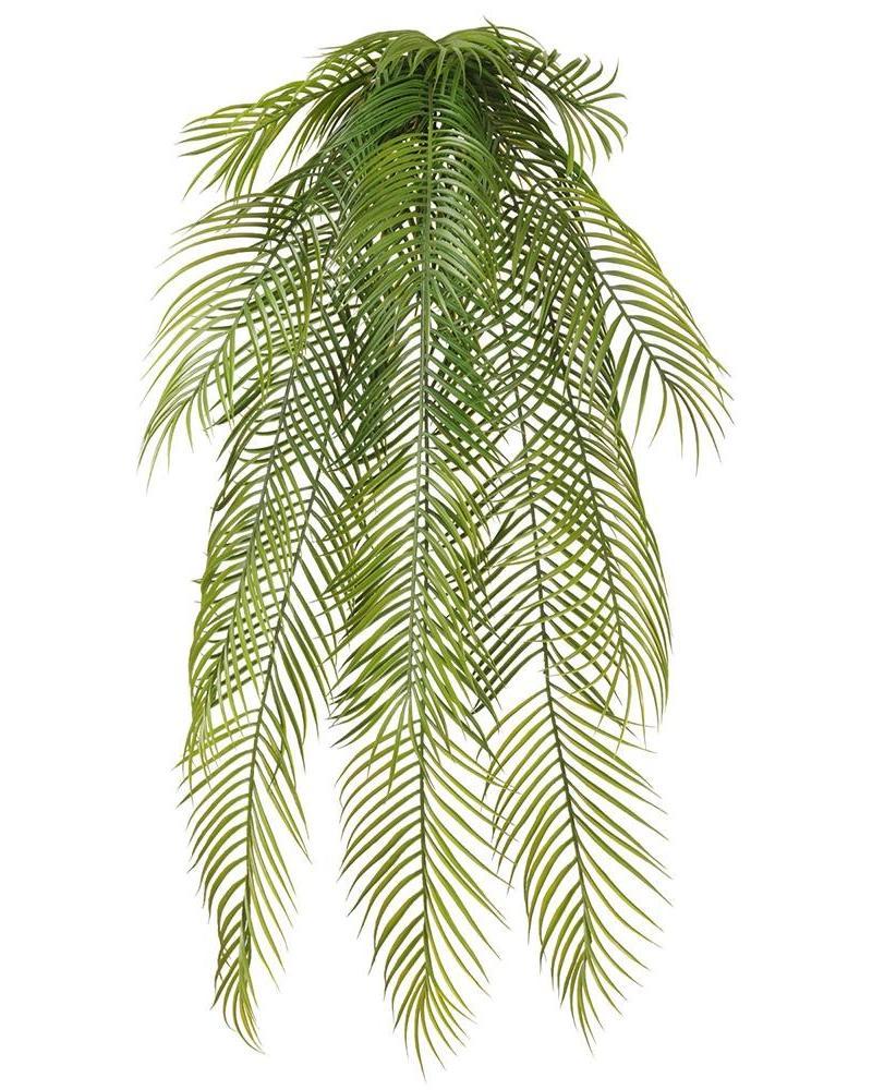 Palm Hanging Bush 35" Green