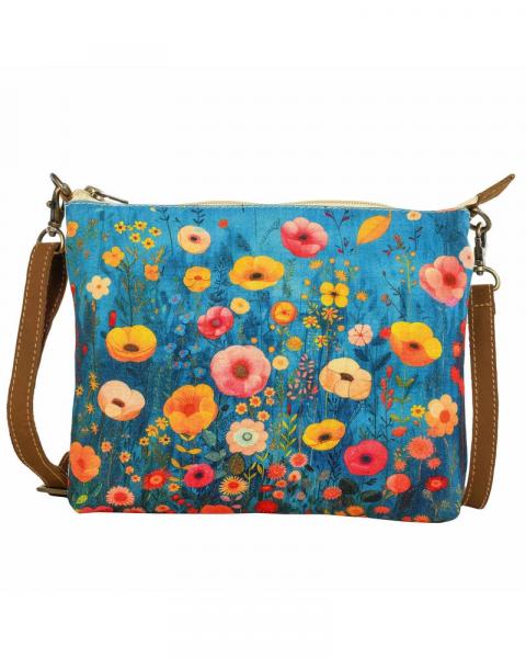 Sling Purse Floral Fantasia