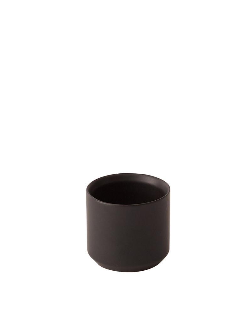 Kendall Pot 3.25x2.75" Black