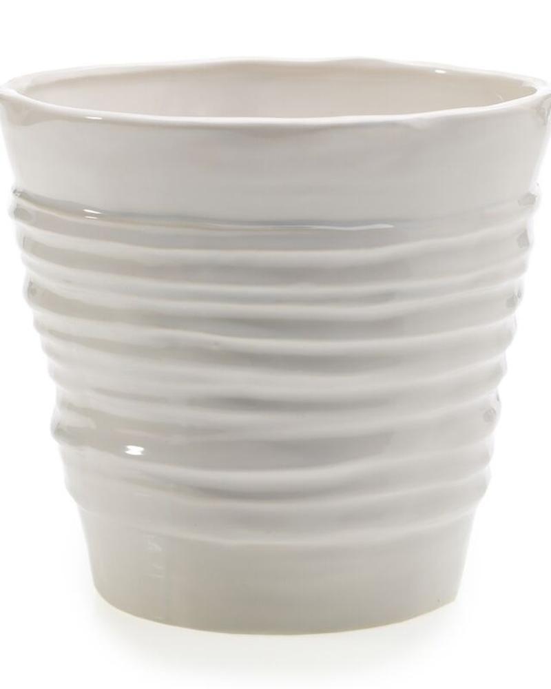 Format Pot 6.75x6.25" White
