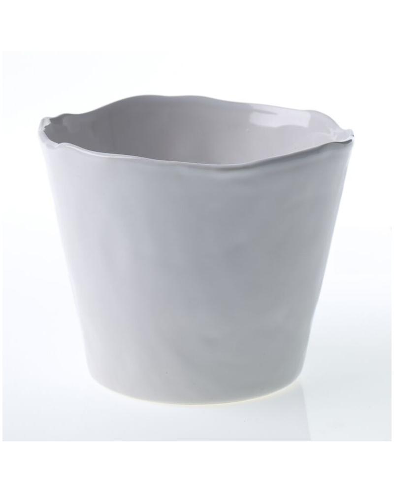 Journey Pot 5x4.25" White