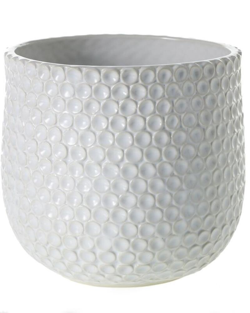 Ginny Pot 6.75x6.5" White