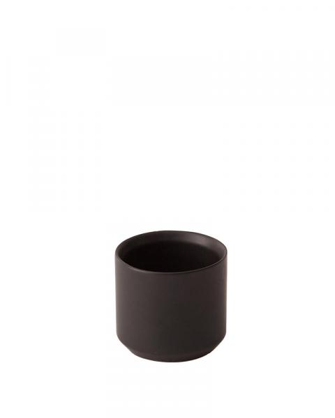 Kendall Pot 3.25x2.75" Black