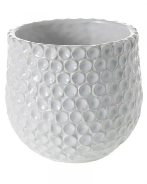 Ginny Pot 4.75x4.5" White
