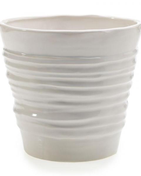 Format Pot 6.75x6.25" White