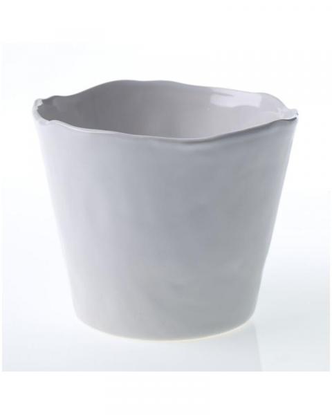 Journey Pot 5x4.25" White