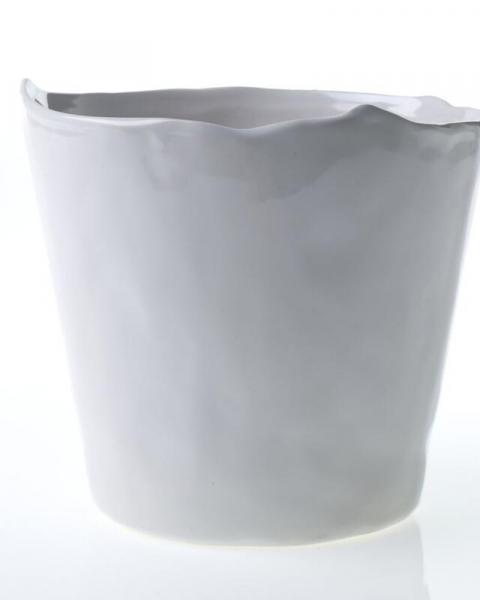 Journey Pot 7x6.25" White
