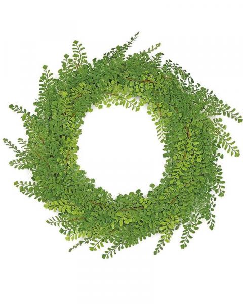 Maidenhair Wreath 24" Pe Green