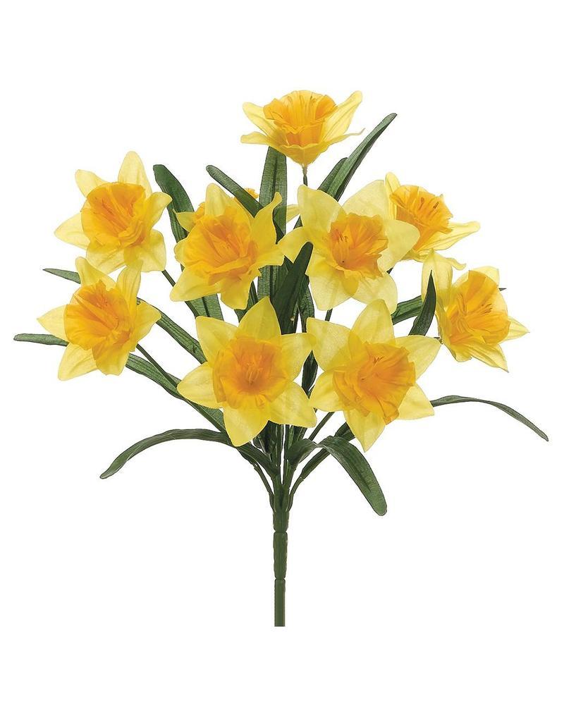 Daffodil Bush X10 18.5" Ye