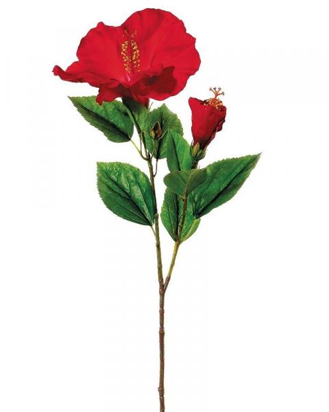 Hibiscus Spray 26" Red
