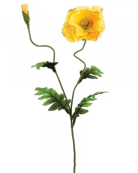Poppy Spray 28" Yellow