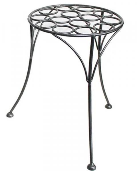 15in Droplet Plant Stand, Graphite