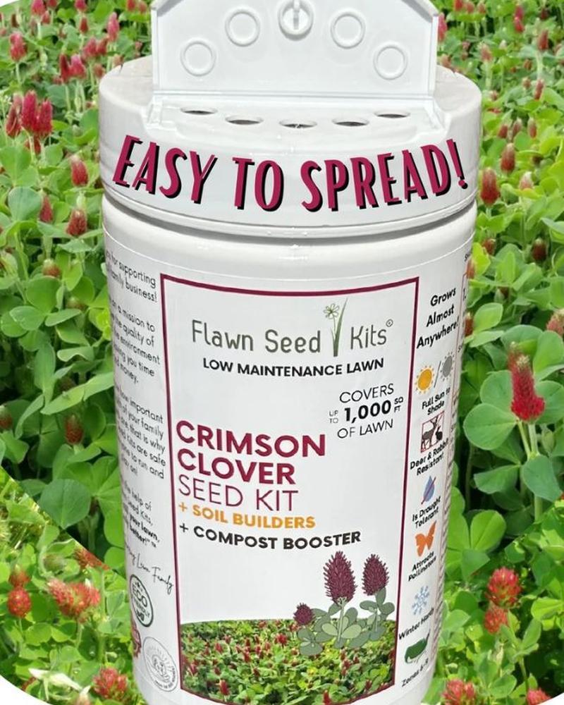 Flawn Crimson Clover 1000 Sq. Ft