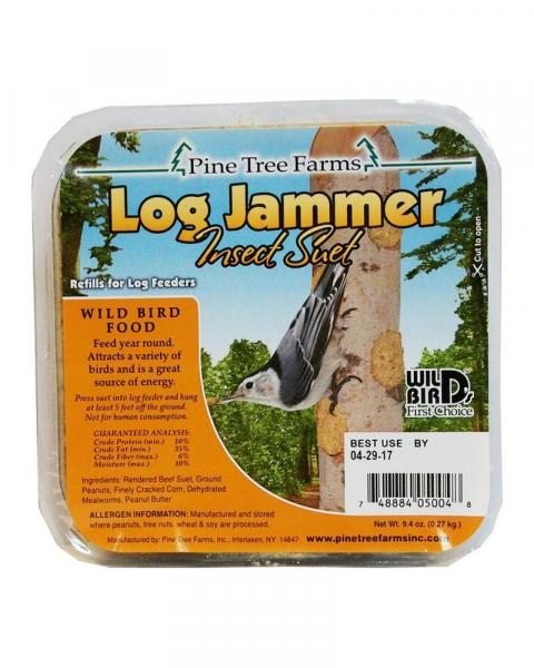 Log Jammer Insect Suet Plugs 3pk