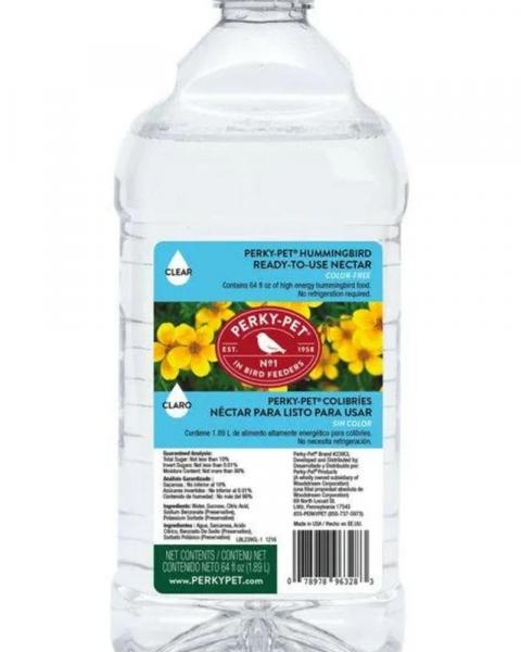 Clear Hummingbird Nectar Ready to Use 64oz
