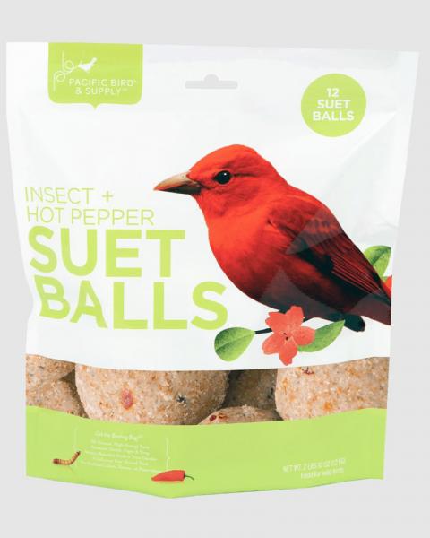 Insect and Hot Pepper Suet Balls 12pk