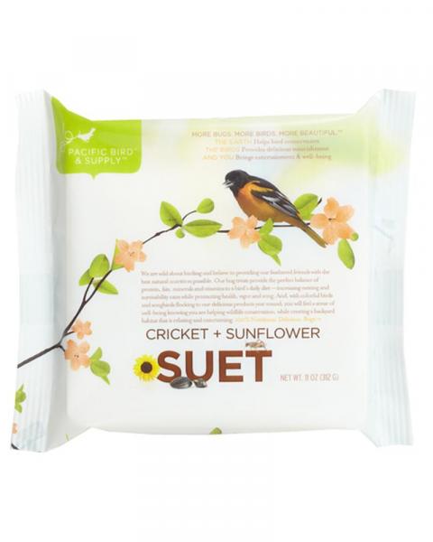 Cricket & Sunflower Suet Cake