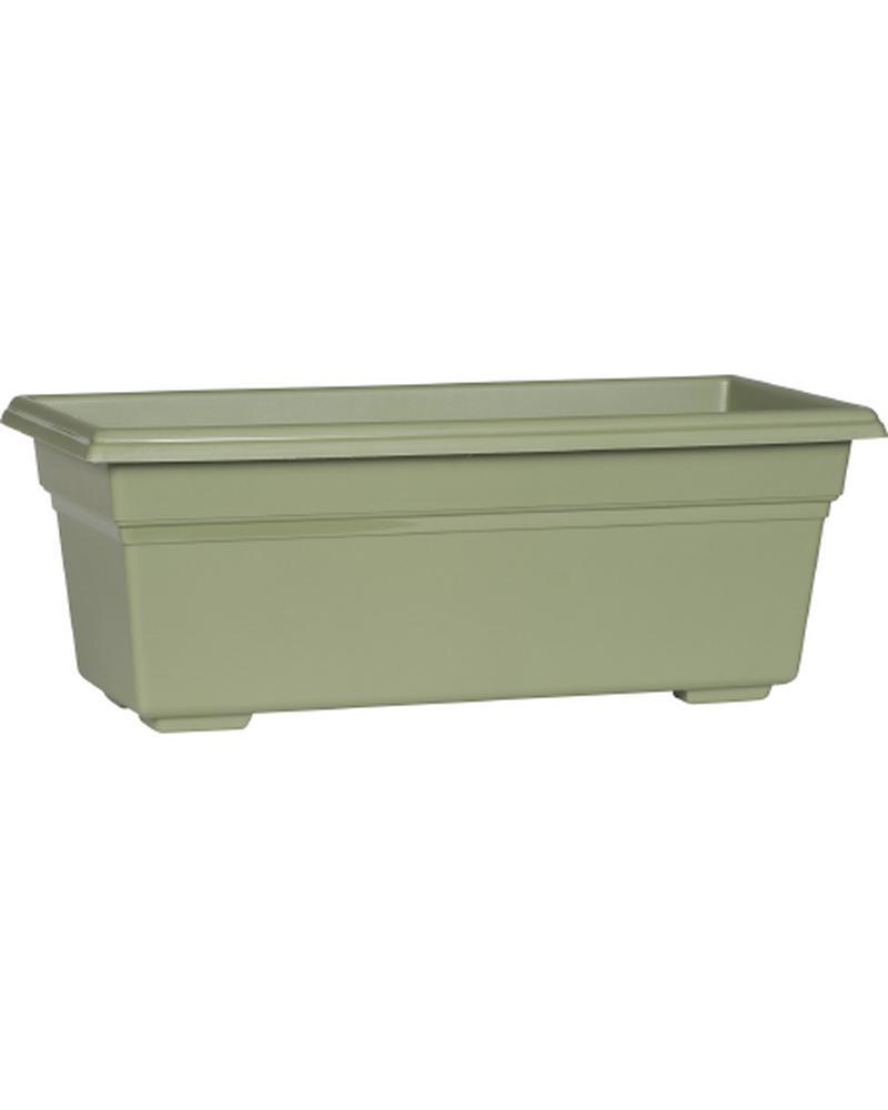 Novelty 18" Sage Countryside Flower Box Planter