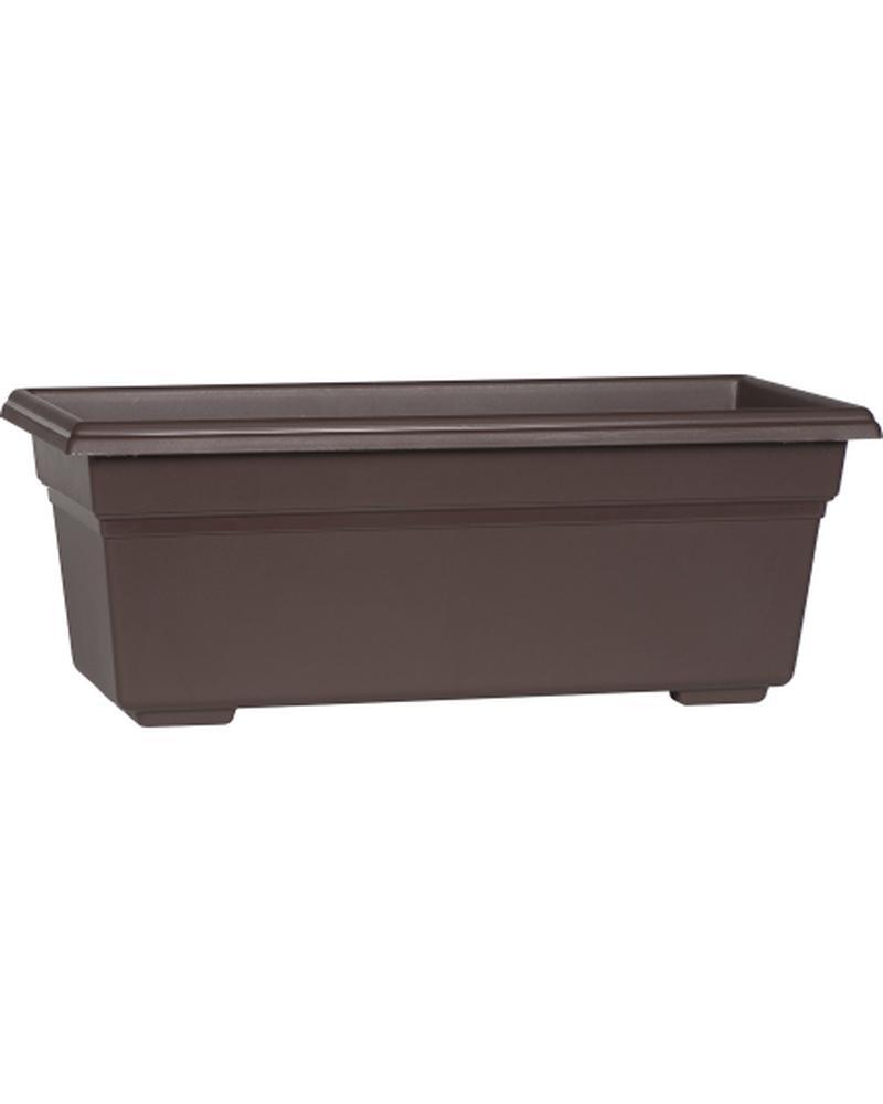 Novelty 18" Brown Countryside Flower Box Planter