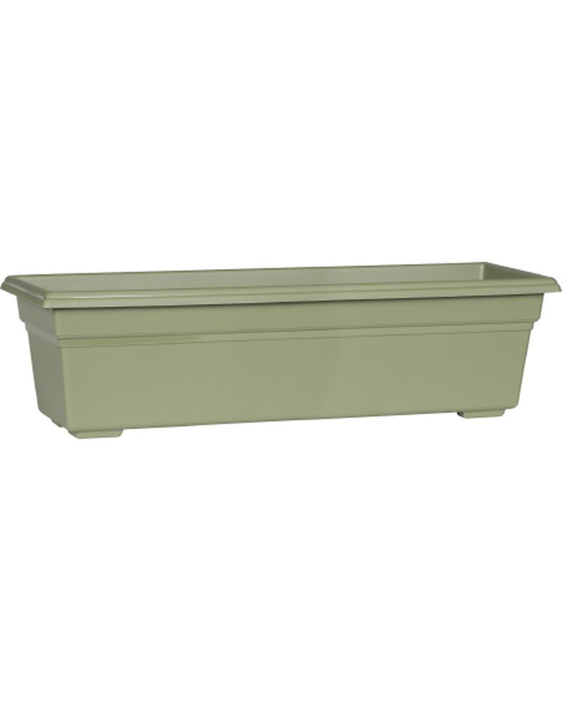 Novelty 24" Sage Countryside Flower Box Planter