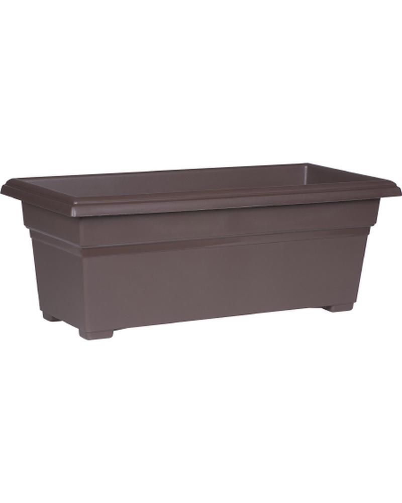 Novelty 24" Brown Countryside Flower Box Planter