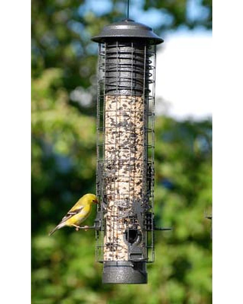 18" Tube Bird Feeder Sq Resistan