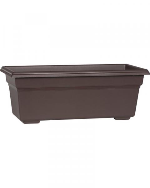 Novelty 18" Brown Countryside Flower Box Planter