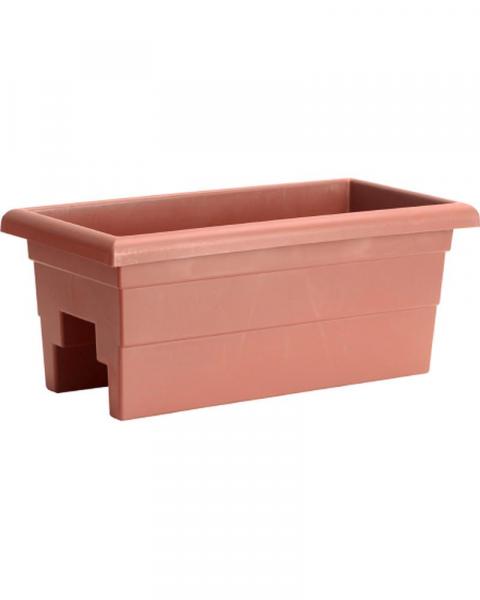 Novelty 24" Countryside Over The Rail Planter Terracotta