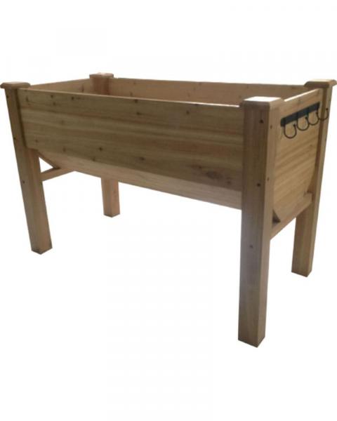 Terra Home Deep "v" Elevated Garden Planter Natural