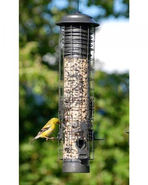 18" Tube Bird Feeder Sq Resistan