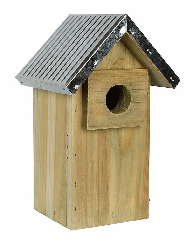 Bluebird House With Galvanized Roof