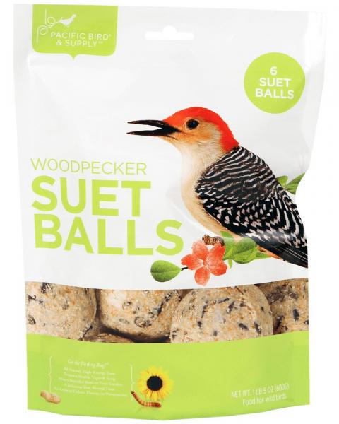 Woodpecker Suet Balls 6pk