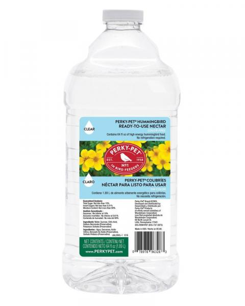 Clear Hummingbird Nectar Ready to Use 64oz