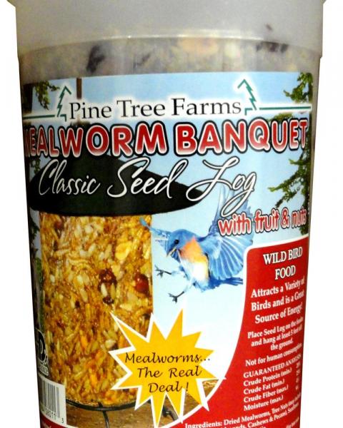 Mealworm Banquet Classic Seed Log 28oz