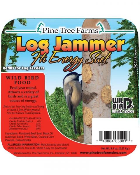 Log Jammer High Energy Suet Plugs 3pk