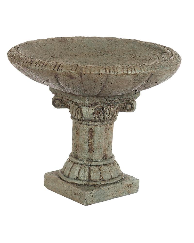 Table Top Birdbath (Color May Vary)