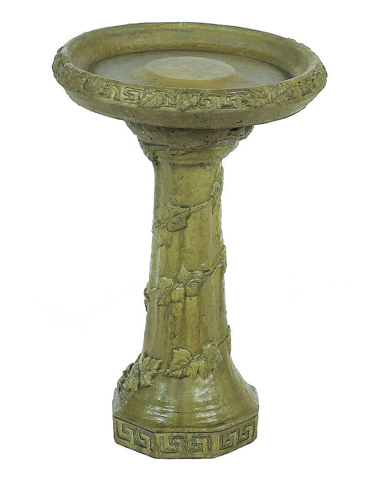 Winding Ivy Birdbath (Color May Vary)