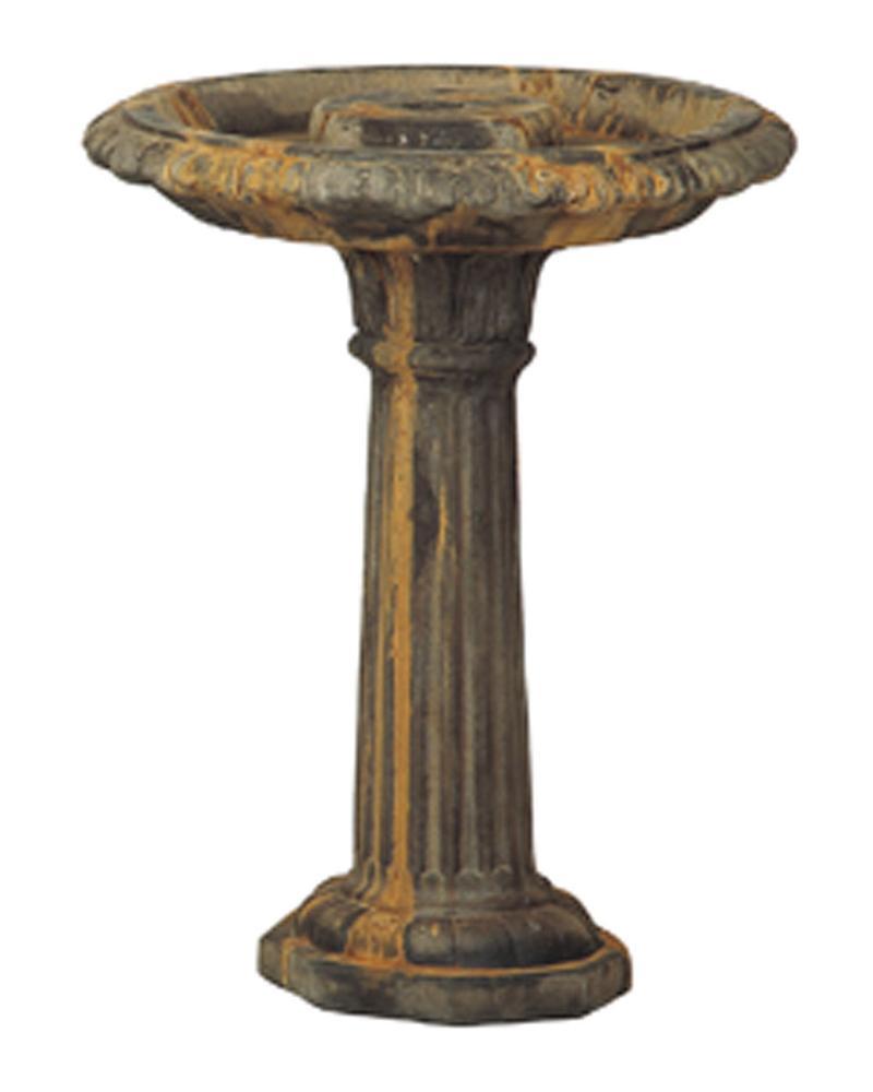 Large Column Birdbath (Color May Vary)