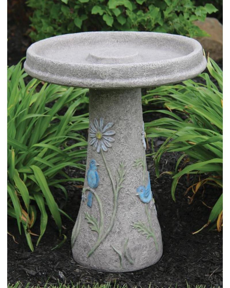 Bluebirds Birdbath