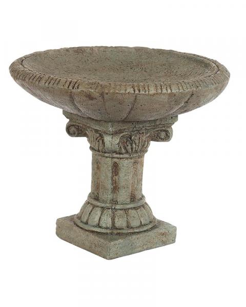 Table Top Birdbath (Color May Vary)