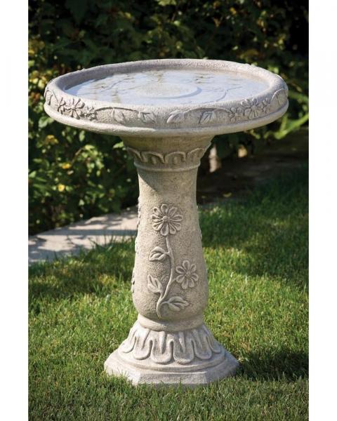 Wild Flower Birdbath