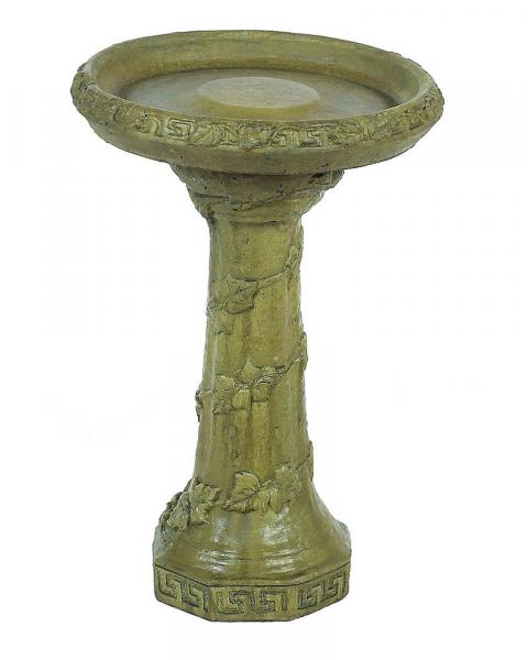 Winding Ivy Birdbath (Color May Vary)