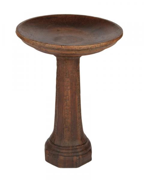 Octagon Birdbath (Color May Vary)